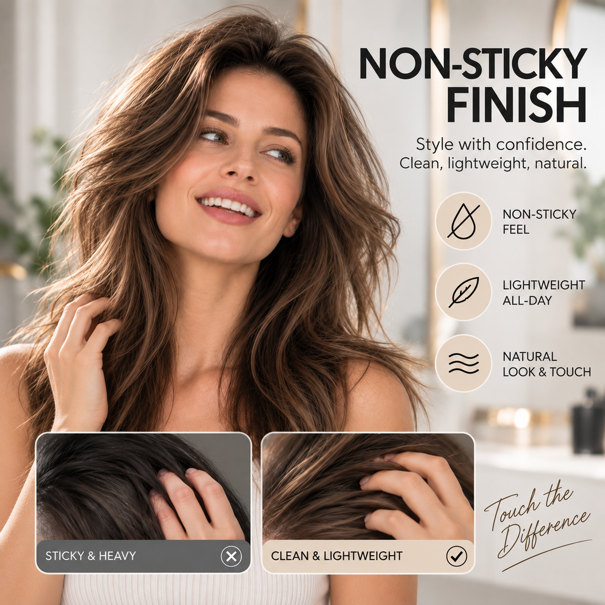 Volumizing & Hold Hair Spray – Lightweight, Bouncy Volume & Long-Lasting Style