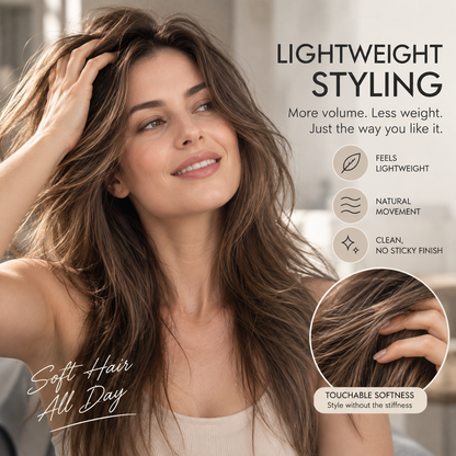 Volumizing & Hold Hair Spray – Lightweight, Bouncy Volume & Long-Lasting Style